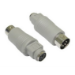 Cables Direct AD-302 cable gender changer PS/2 White