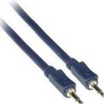 C2G 3ft Velocity™ 3.5mm Mono M/M audio cable 35.8" (0.91 m) Blue