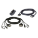 ATEN 2L-7D02UDX3 KVM cable Black 70.9" (1.8 m)