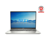 MSI Prestige 16 Evo A13M-408US Intel® Core™ i9 i9-13900H Laptop 16" Quad HD+ 32 GB LPDDR5-SDRAM 1.02 TB SSD Wi-Fi 6E (802.11ax) Windows 11 Pro Silver