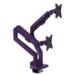 Arozzi AZ-ALZARE-NEO-DUO-PP monitor mount / stand 81.3 cm (32") Desk Purple