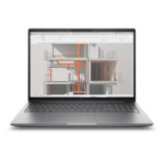 HP Zbook X G1i Data Science Intel Core Ultra 7 255H Mobile workstation 40.6 cm (16") WUXGA 32 GB DDR5-SDRAM 1 TB SSD NVIDIA RTX PRO 1000 Blackwell Wi-Fi 7 (802.11be) Windows 11 Pro AI Workstation, AI PC Silver