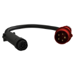 Vertiv FSC3U001 electriciteitssnoer Zwart, Rood 3 m