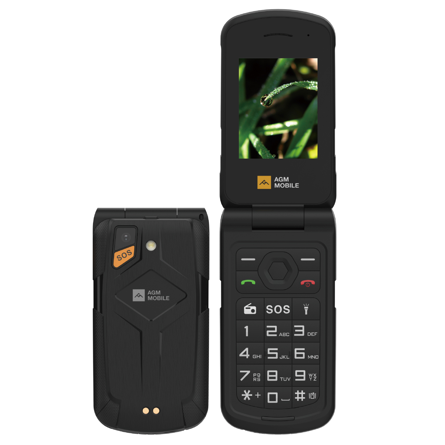 AGM M10 4G Clamshell Rugged Mobile Phone IP69 Waterproof Dual Simm