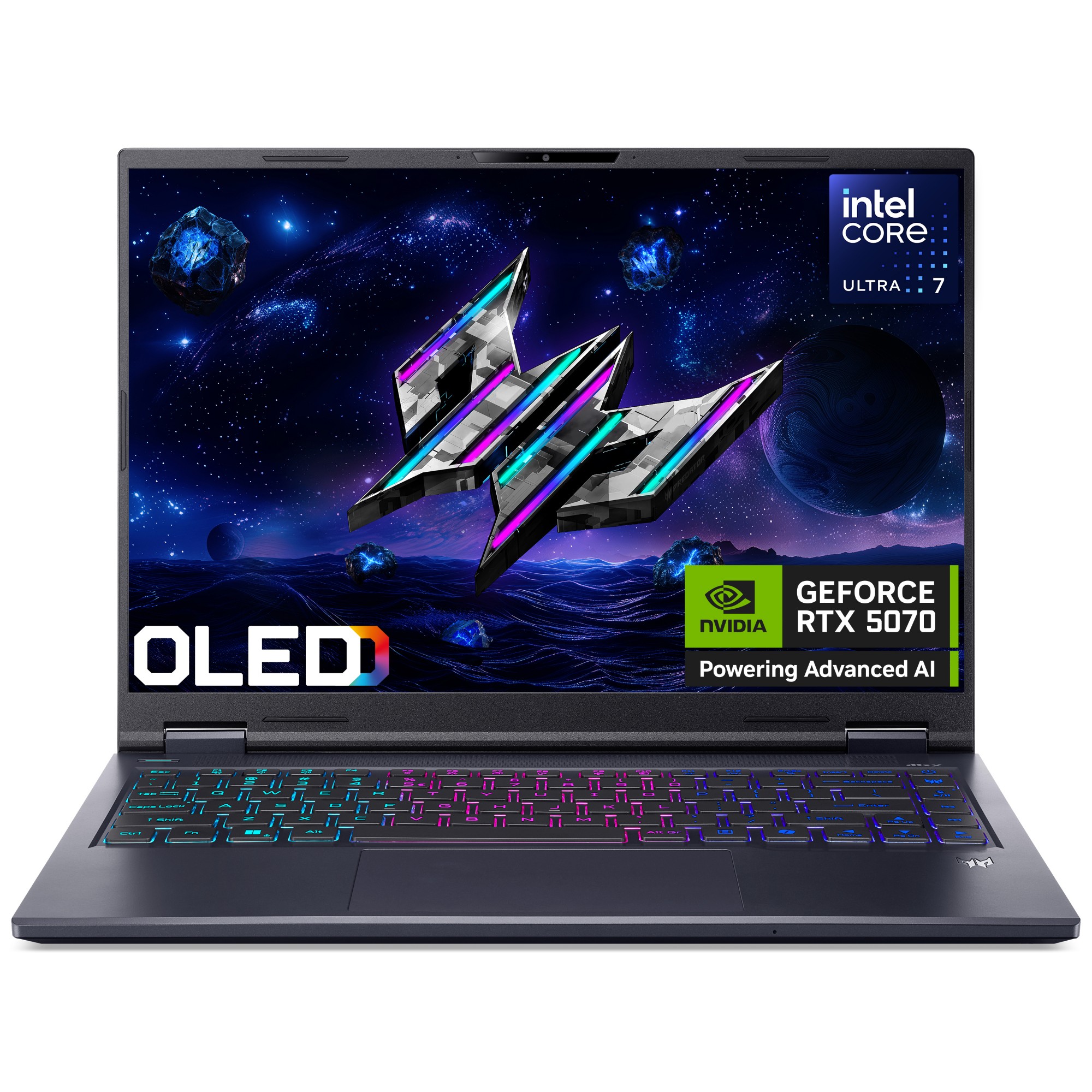 Acer Predator Helios Neo 14 AI PHN14-71 - Intel Core Ultra 7 255HX, 32GB, 1TB SSD, NVIDIA GeForce RTX 5070, 14" OLED 120Hz, Windows 11 Gaming Laptop