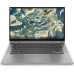 HP Chromebook x360 14c-cc0003na Intel® Core™ i3 i3-1115G4 35.6 cm (14") Touchscreen Full HD 8 GB DDR4-SDRAM 128 GB SSD Wi-Fi 6 (802.11ax) ChromeOS Silver