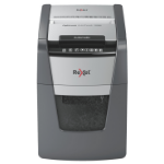 Rexel Optimum AutoFeed+ 100M paper shredder Micro-cut shredding 55 dB 22 cm Black, Silver