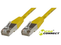 Microconnect SSTP CAT6 3M networking cable Yellow S/FTP (S-STP)