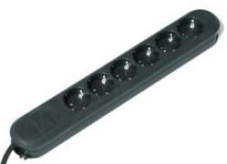 Image of Bachmann SMART 6x Schuko H05VV-F 3G 1.50mm² 16A/3680W 3m power...