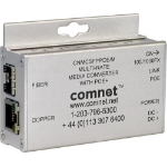 ComNet CNMCSFPPOE/M network media converter 1000 Mbit/s Multi-mode Silver