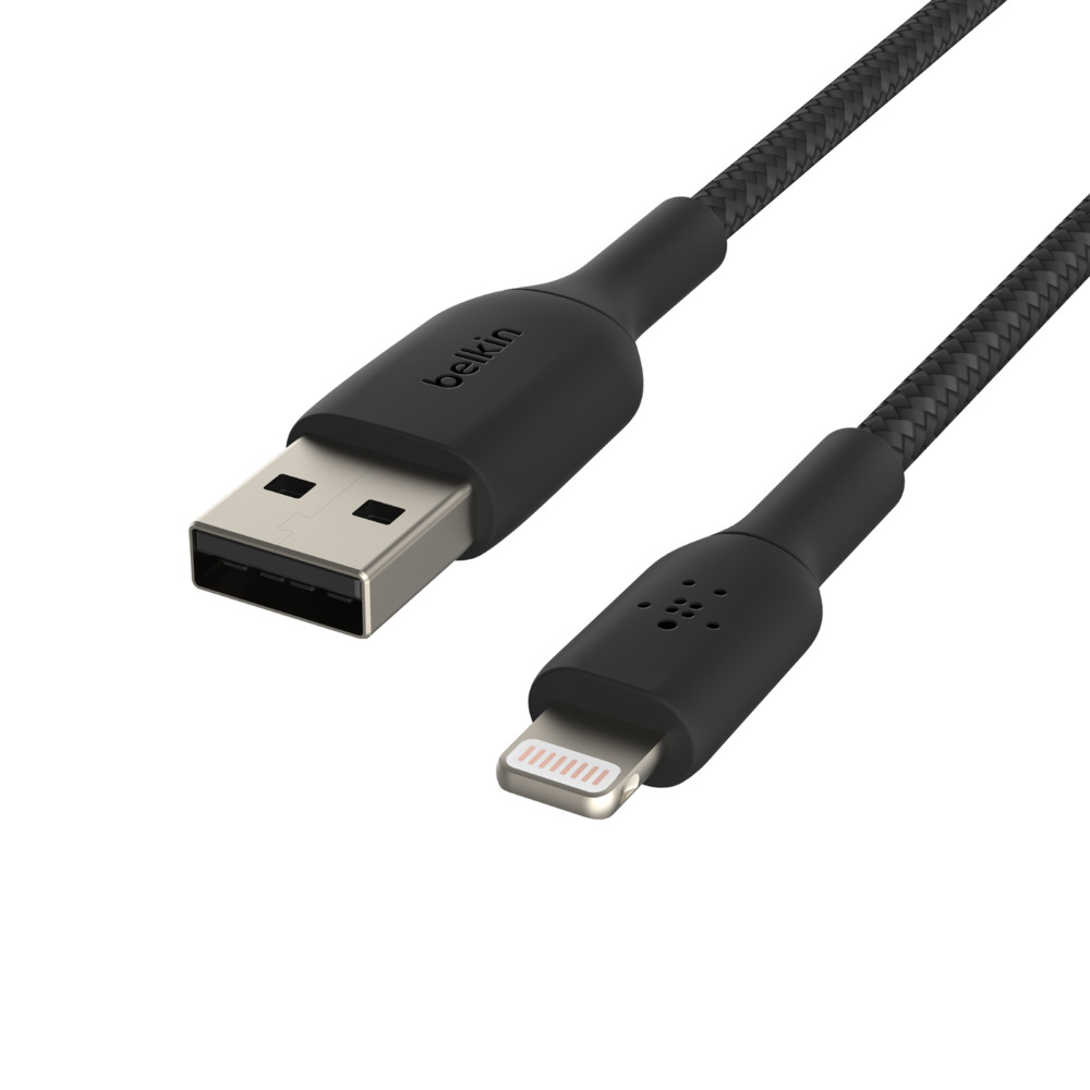 Photos - Cable (video, audio, USB) Belkin CAA002BT0MBK lightning cable 0.15 m Black 