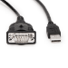 Rocstor Y10C876-B1 serial cable Black 70.9" (1.8 m) USB Type-A DB-9