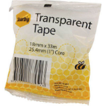 MARBIG OFFICE TAPE 18MMX33M 25.4MM CORE