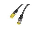 Lanberg PCF6A-10CU-0025-BK networking cable Black 0.25 m Cat6a S/FTP (S-STP)