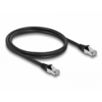 DeLOCK RJ45 Network Cable Cat.6A S/FTP PUR Outdoor 1 m black