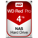 Western Digital Red Pro internal hard drive 4 TB 7200 RPM 128 MB 3.5" Serial ATA III