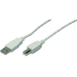 LogiLink 3m USB 2.0 USB cable USB A USB B Grey