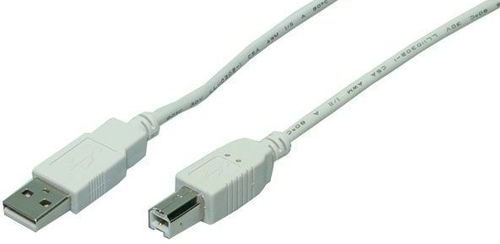 Photos - Cable (video, audio, USB) LogiLink 3m USB 2.0 USB cable USB A USB B Grey CU0008 