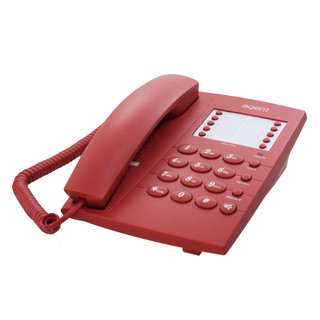 Image of AGENT 1000 Basic Telephone in red AG01-0006