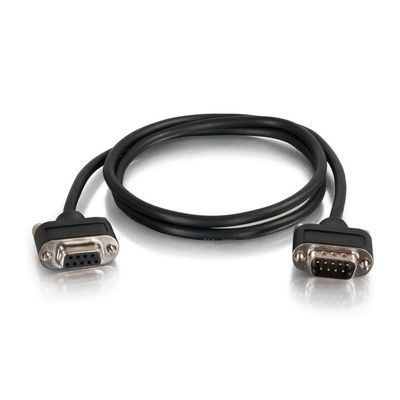 52156 C2G 3FT CMG-RATED DB9 LOW PROFILE CABLE M-F