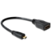 DeLOCK 65391 HDMI cable 0.23 m HDMI Type A (Standard) HDMI Type D (Micro) Black