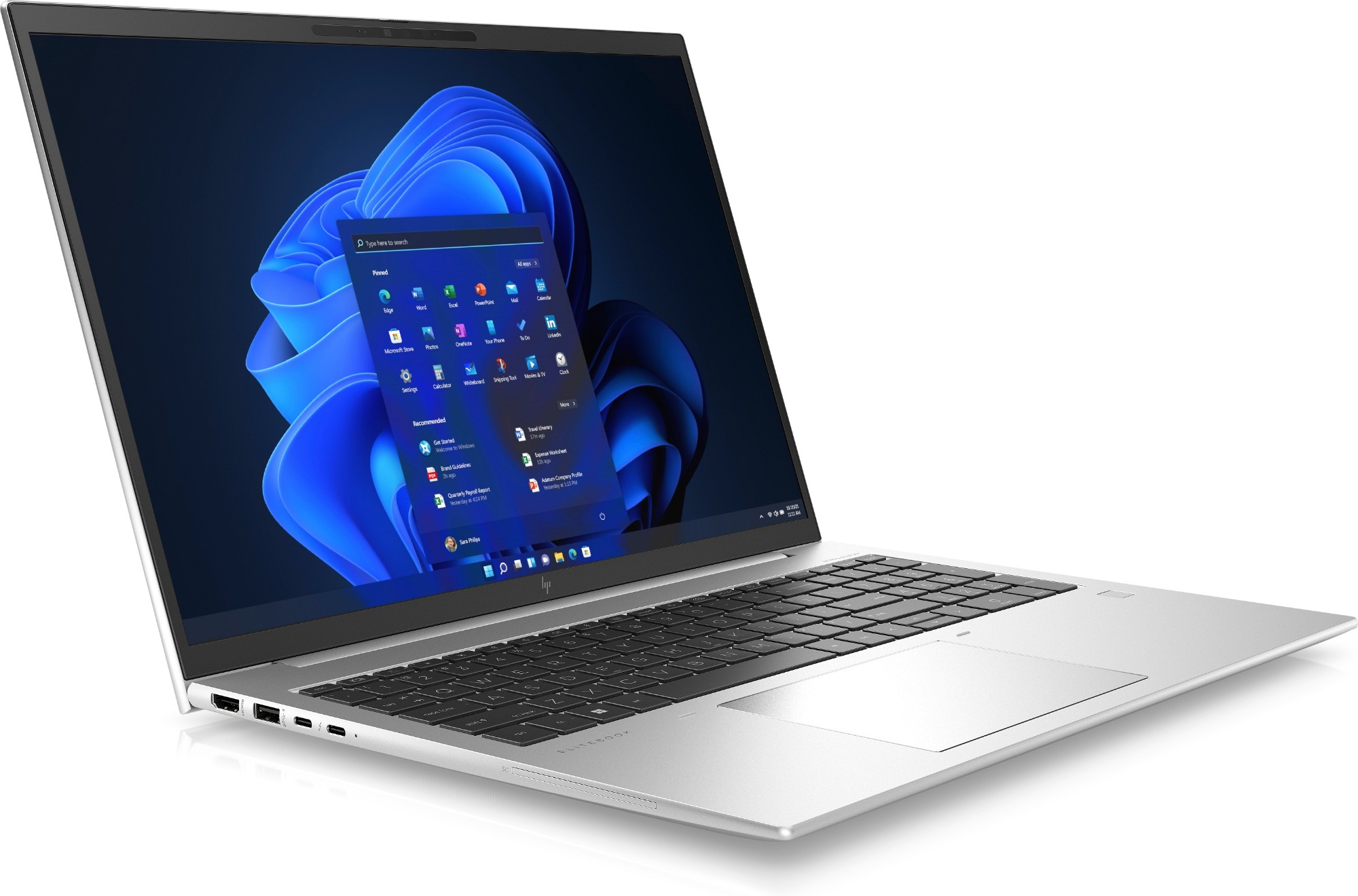 HP EliteBook 860 G9 Laptop 40.6 cm (16") WUXGA Intel® Core i5 i5-1235U 8 GB DDR5-SDRAM 256 GB SSD Wi-Fi 6E (802.11ax) Windows 11 Pro Silver