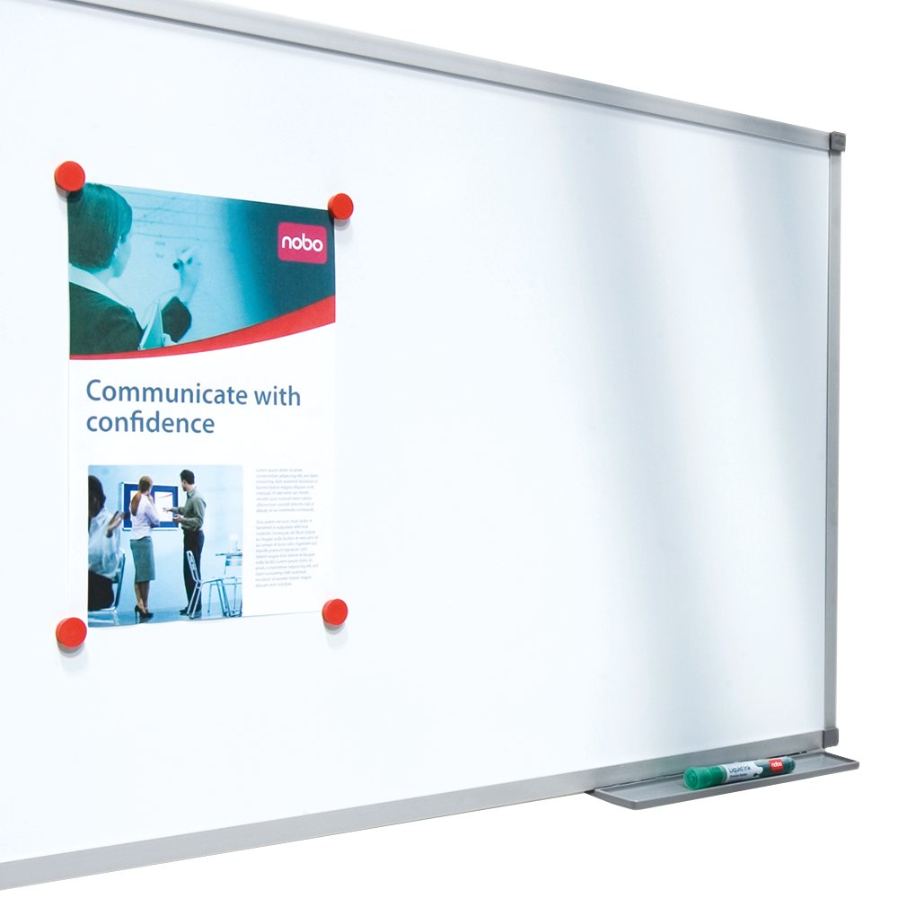 Nobo Basic Steel Whiteboard 1200x900mm with Basic Trim, 662 in