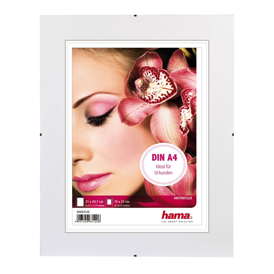 Image of Hama Clip-Fix - Glass - Transparent - Single picture frame - 15 x...