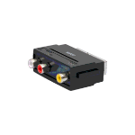 Schwaiger SCA7300 531 SCART (21-pin) 3 x RCA Zwart
