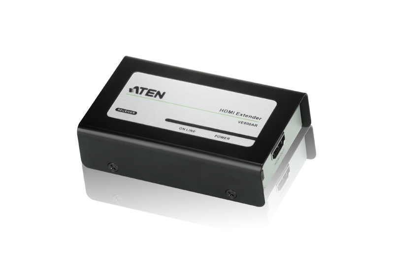 Aten VE800AR AV extender AV receiver Black