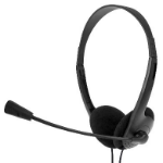 BRobotix 651497 audífono y auriculare Auriculares Alámbrico Diadema Llamadas/Música Negro