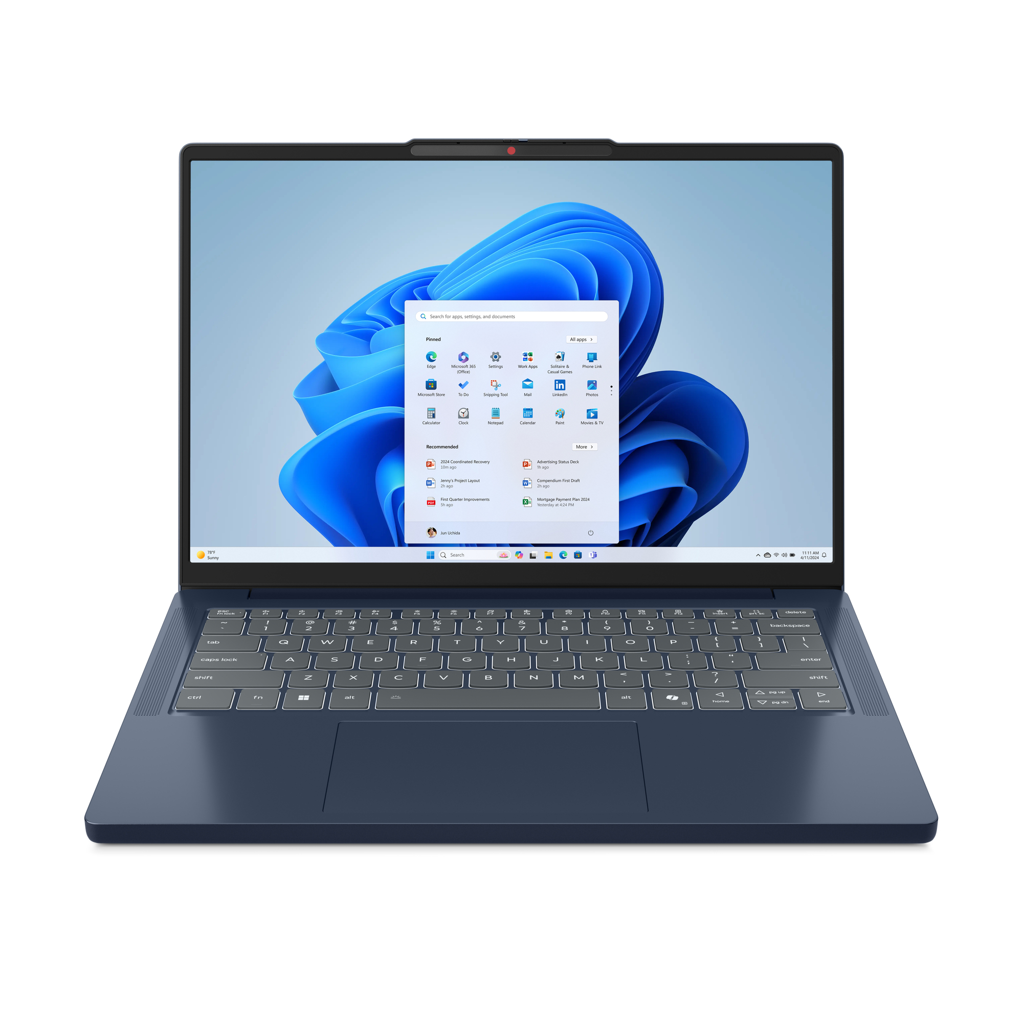 Lenovo Blue Ideapad Slim 3 14Irh10 Intel® Core™ I5 I5-13420H Laptop 35.6 Cm