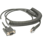 Zebra 2.8m 9-pin DB-9 RS-232 serial cable Grey