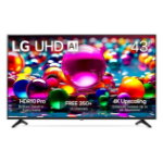 LG QNED 43UA7700PUB TV 43" 4K Ultra HD Smart TV Wi-Fi Black