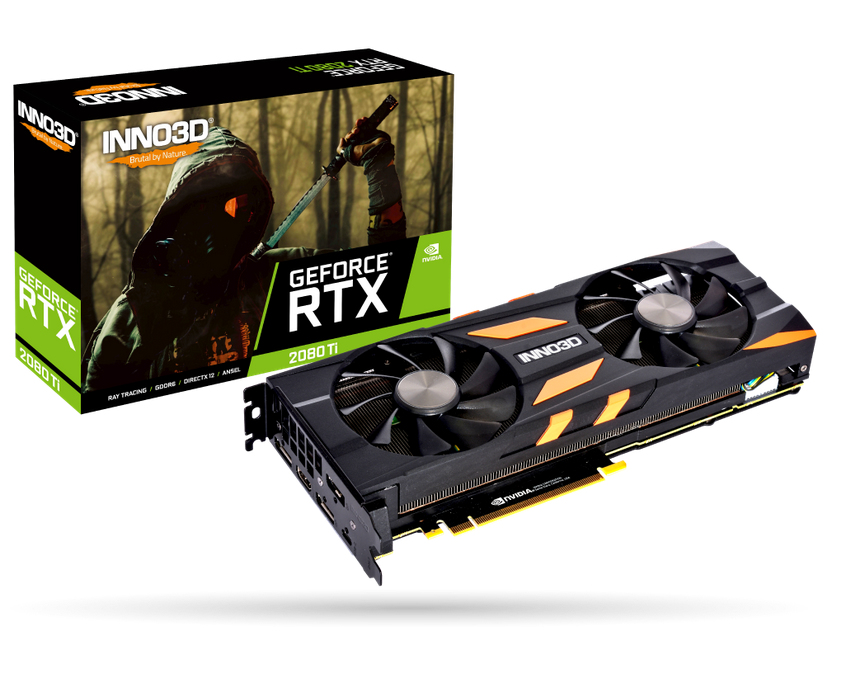 Inno3D N208T2-11D6-1150633 graphics card NVIDIA GeForce RTX 2080 Ti 11