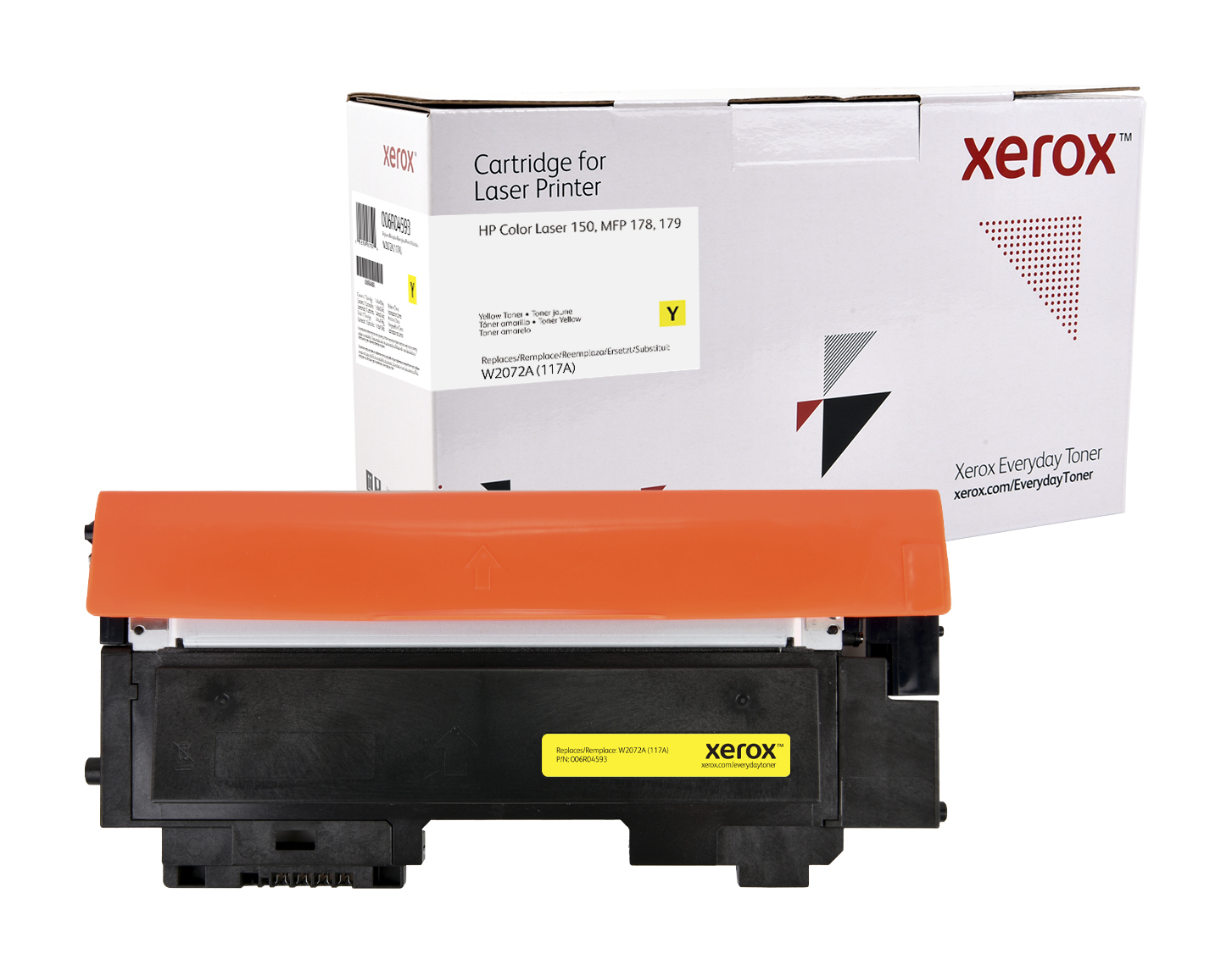 Image of Xerox 006R04593 Toner-kit yellow, 700 pages (replaces HP...