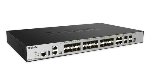 Image of D-Link DGS-3630-28SC/SI 24 port SFP Layer 3 Stackable Managed...