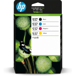 HP 6C400NE#301/937 Printhead cartridge multi pack Bk,C,M,Y Blister Multi-Tag 1450pg + 3x800pg Pack=4 for HP OJ Pro 9100