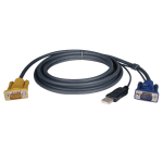 Tripp Lite P776-019 USB (2-in-1) Cable Kit for NetDirector KVM Switch B020-Series and KVM B022-Series, 19 ft. (5.79 m)