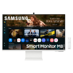 Samsung M8 M80F computer monitor 81.3 cm (32") 3840 x 2160 pixels 4K Ultra HD LCD White