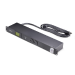 StarTech.com 8NM8-RACK-MOUNT-PDU power distribution unit (PDU) 8 AC outlet(s) 1U Black