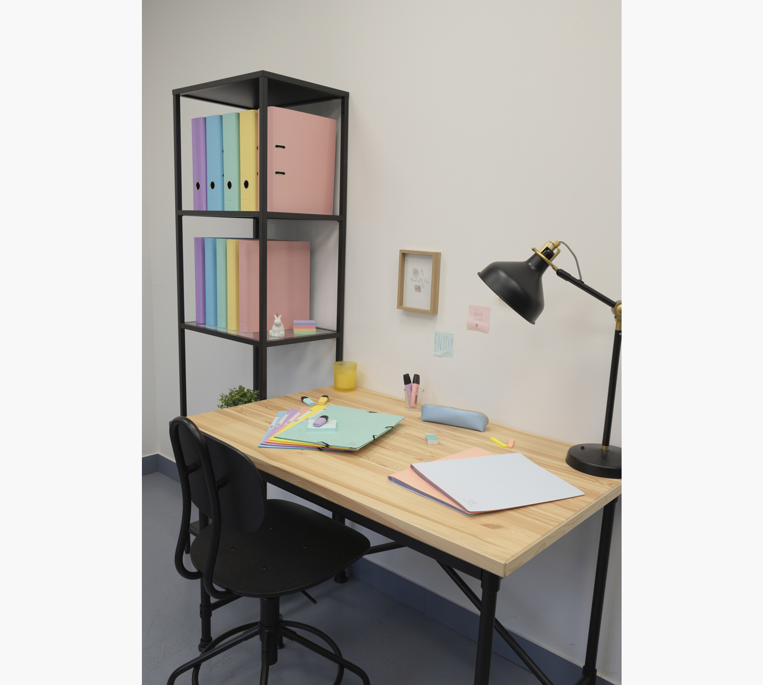 Exacompta 53560E ring binder A4 Assorted colours
