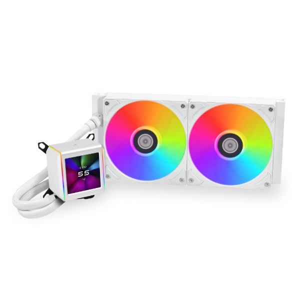 Image of Lian Li GA II LCD Processor Liquid сooling kit 12 cm White