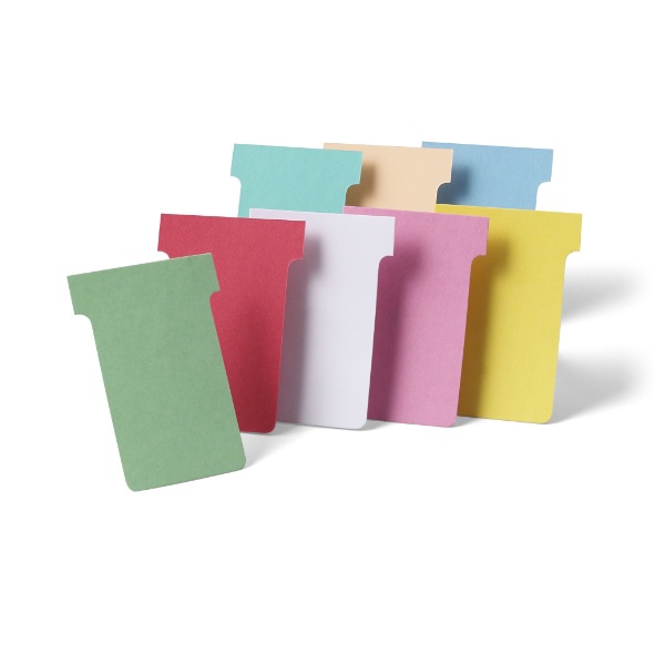 Image of Nobo T-Cards Size 2 White (100)