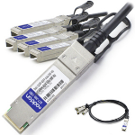 AddOn Networks DAC-QSFP-4SFP-10G-5M-AO InfiniBand/fibre optic cable 196.9" (5 m) QSFP+ 4xSFP+