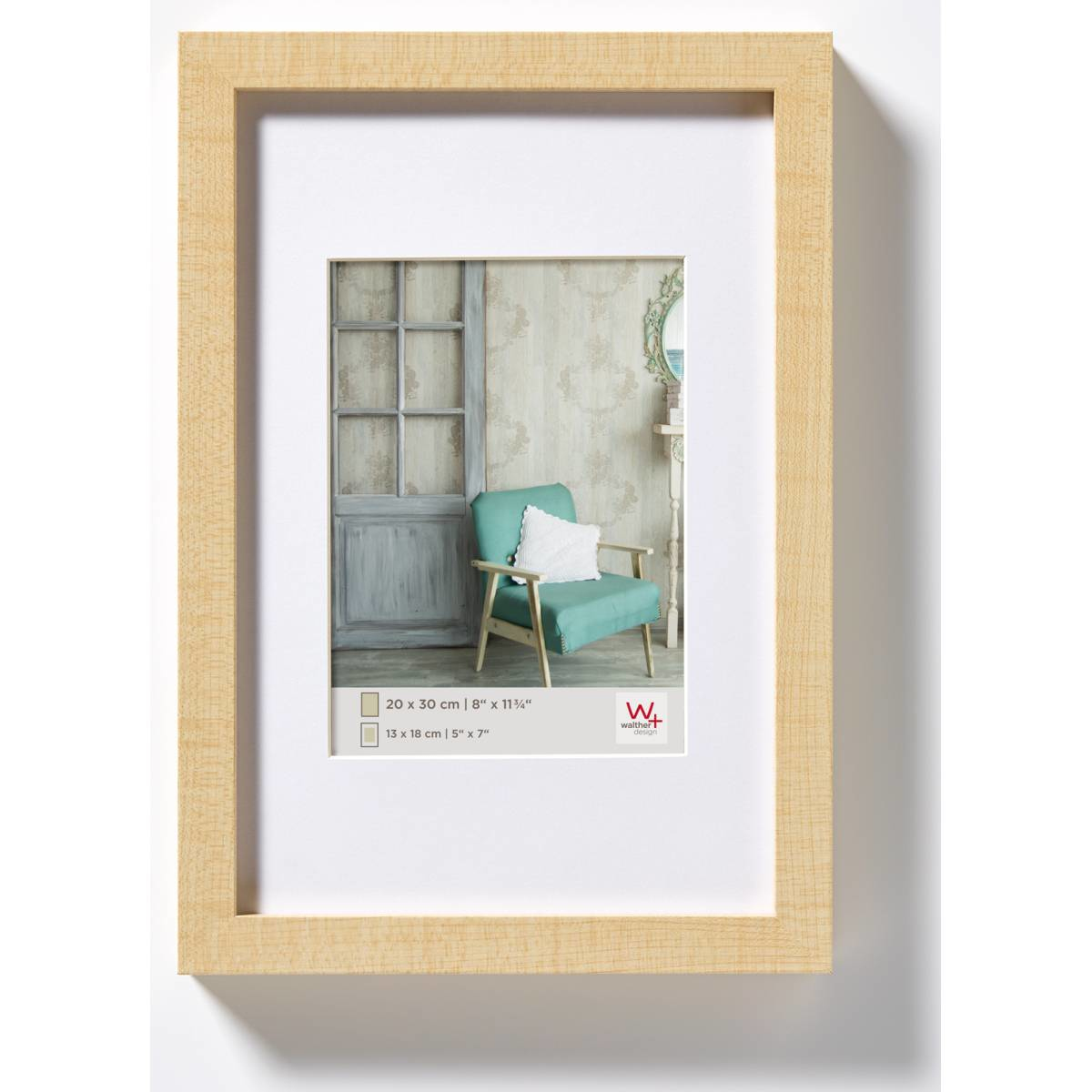 Image of walther design EA030H - Wood - Wood - Single picture frame - 13 x...