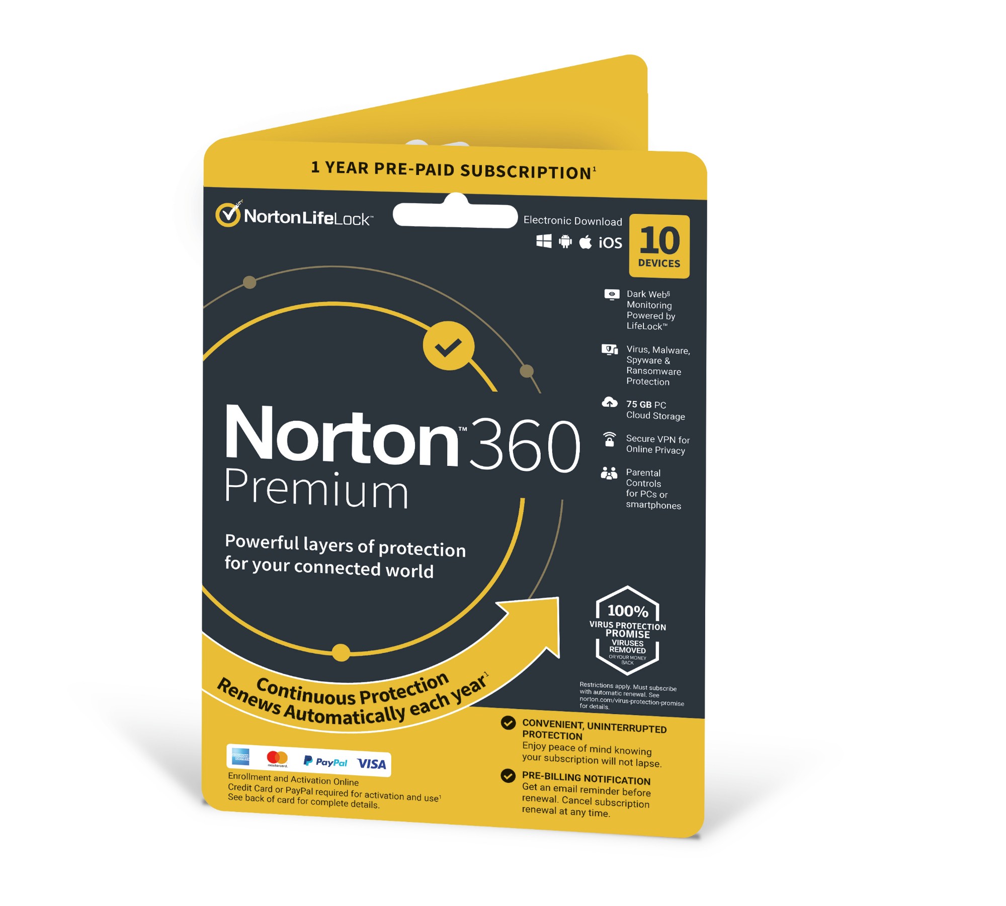Symantec NORTON 360 PREMIUM 75GB