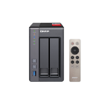 QNAP TS-251+ NAS Tower Ethernet LAN Grey J1900