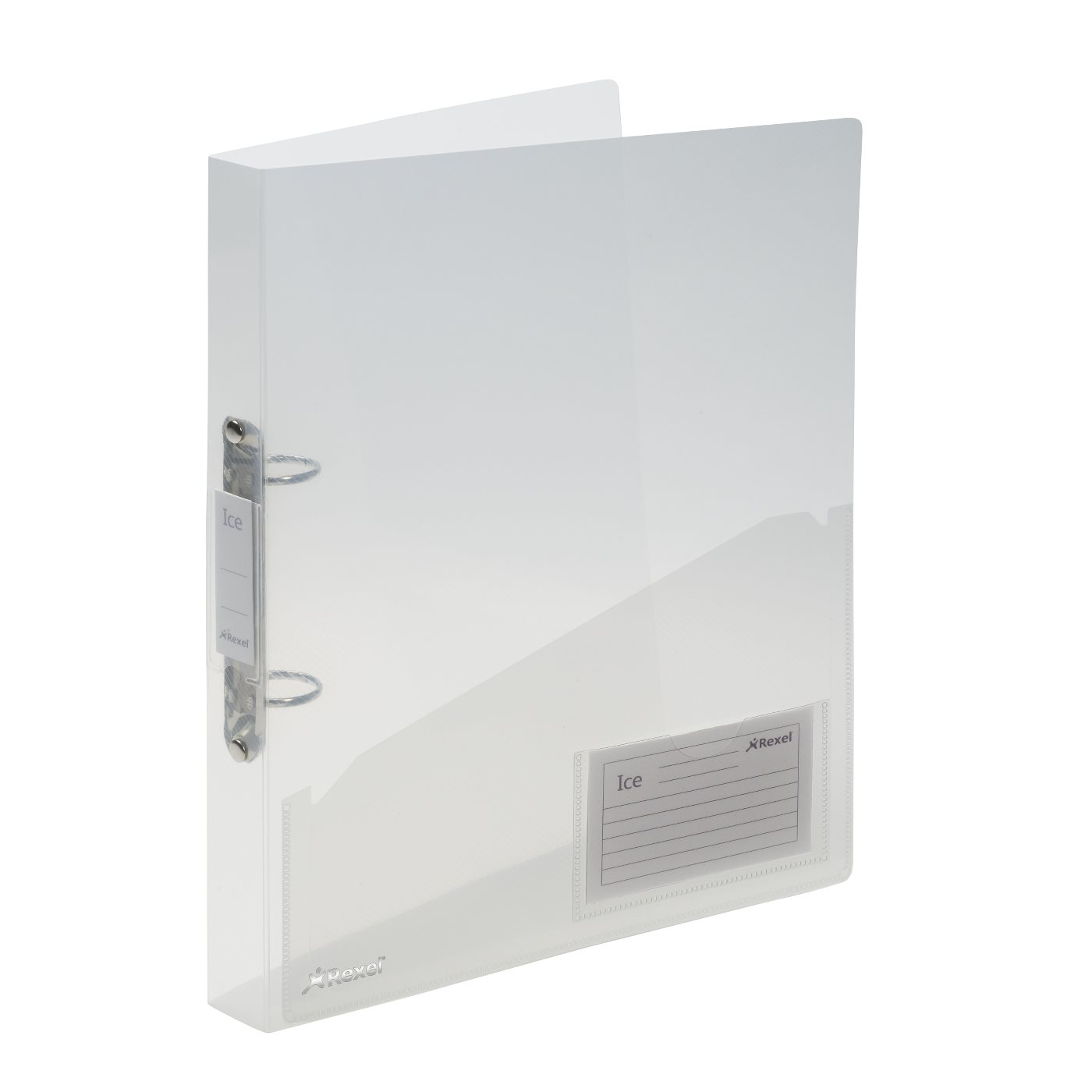 Image of Rexel Ice 2 Ring Binder A4 Clear