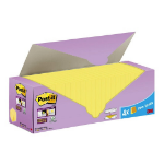 3M 654-SSCY VP24 note paper Square Yellow 90 sheets Self-adhesive